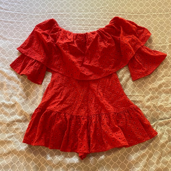 ASOS DESIGN Broderie Romper - Picture 6 of 8